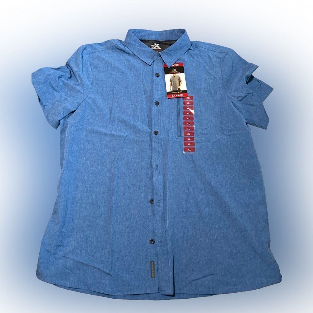 Men’s Zeroxposur Casual Button Down Shirt NWT